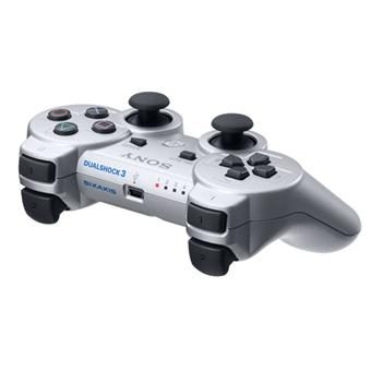 Manette Playstation 3 argent Dualshock 3 – Manette PS3 argent Sony Dual Shock 3