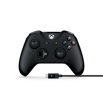 Microsoft manette Xbox One sans fil + câble pour PC