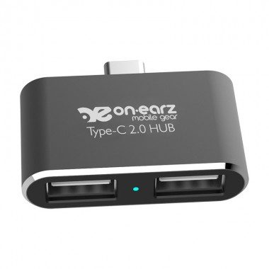 HUB ON.EARZ USB-C(M) VERS 2XUSB2(F)