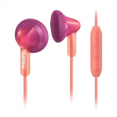 ECOUTEURS PHILIPS SHE3015 AVEC MICRO ROSE