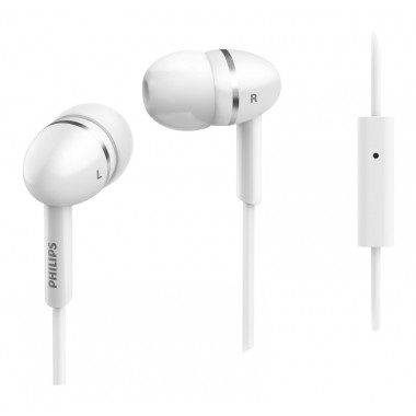 ECOUTEURS PHILIPS SHE1455WT/10 BLANCS