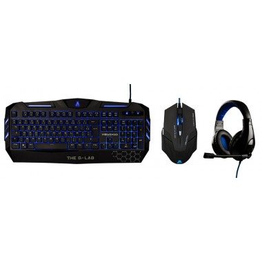 PACK GAMING THE G-LAB CLAVIER + SOURIS + CASQUE COMBO200