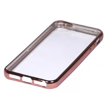 COQUE TPU SLIM IPHONE 5/5S/SE TRANSPARENTE ROSE