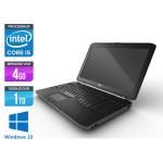 PC Portable Dell Latitude E5520 – 15,6” – Gris – Intel Core i5-2520M / 2.50 GHz – RAM 4 Go – HDD 1 To – DVDRW – Webcam – Gigabit Ethernet – Wifi – Windows 10 Professionnel