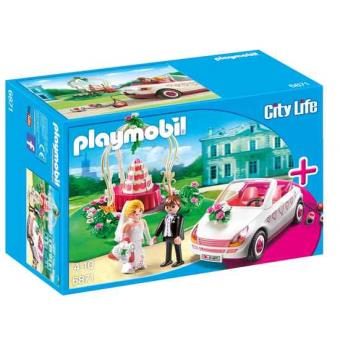 Playmobil City Life 6871 Starter Set Couple de mariés avec voiture