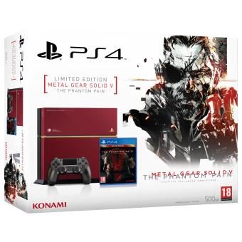 Pack Console PS4 Collector 500 Go + Metal Gear Solid 5 Phantom Pain