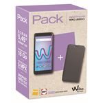 Pack Fnac Smartphone Wiko Jerry 3 Double SIM 16 Go Anthracite + Etui folio Noir
