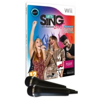 Pack Let’s Sing 2016 Hits Français Wii et 2 Micros