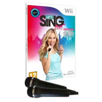 Pack Let’s Sing 2016 Version Internationale Wii et 2 Micros