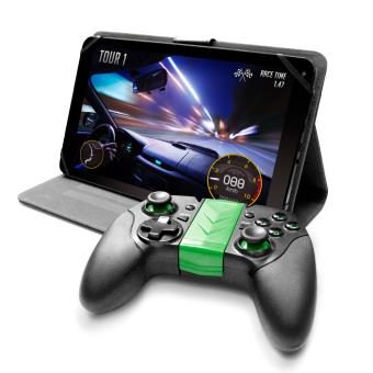 Pack Logicom Gaming Tablette L-Ement Tab 1043 10.1″ 8 Go WiFi Noir + Manette Bluetooth + Portfolio avec position stand
