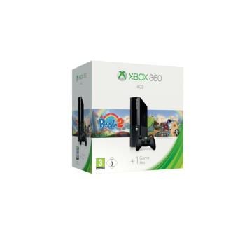 Pack Microsoft Console Xbox 360 4Go + Jeu Peggle 2