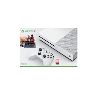 Pack Microsoft Xbox One S Battlefield 1 500 Go