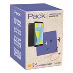 Pack Smartphone Honor 7X Double SIM 64 Go Noir + Ecouteurs Bluetooth AM61
