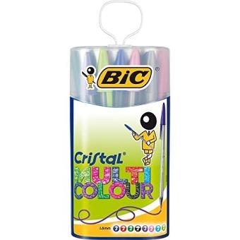 Pack de 18 stylos à bille Bic Cristal Multicolour