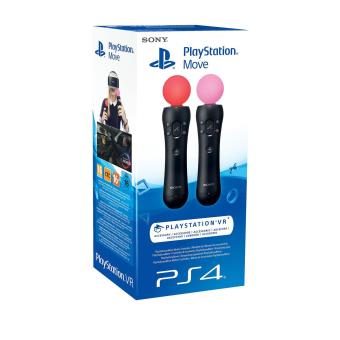 Pack de 2 manettes de détection de mouvement Sony PlayStation Move pour PS4 VR