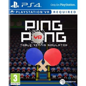 Ping Pong Table Tennis Simulator PS4