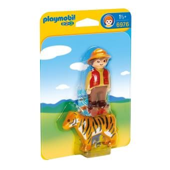 Playmobil 1.2.3 6976 Aventurier avec tigre