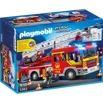 Playmobil City Action 5362 Camion de pompier avec échelle pivotante et sirène