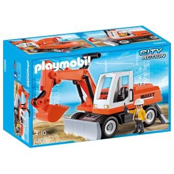 Playmobil City Action 6860 Tractopelle avec godet
