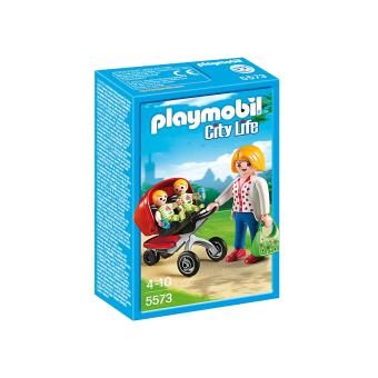 Playmobil City Life 5573 Maman avec Jumeaux et Landau