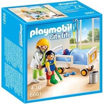 Playmobil City Life 6661 Chambre d’enfant avec médecin