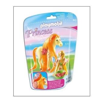 Playmobil Princess 6168 Princesse Mimosa avec cheval à coiffer