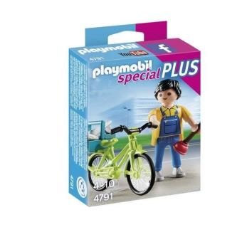 Playmobil Special Plus 4791 Bricoleur avec matériel et vélo