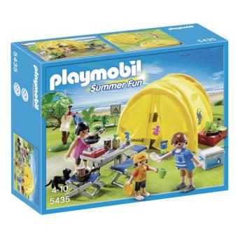 Playmobil Summer Fun 5435 Famille et tente de camping