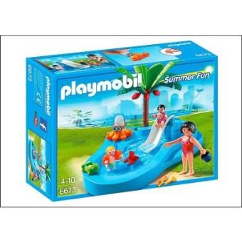 Playmobil Summer Fun 6673 Bassin pour bébés et mini-toboggan