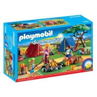 Playmobil Summer Fun 6888 Tentes avec enfants et animatrice