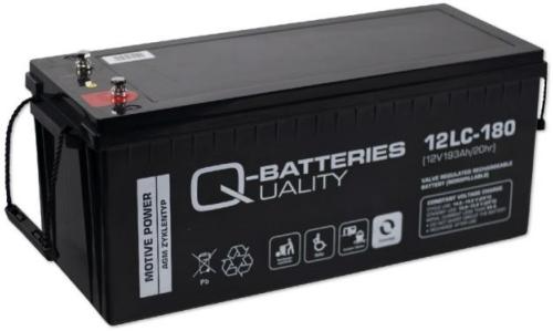 BATTERIE AGM CYCLIQUE 12LC-180 QUALITY BATTERIES