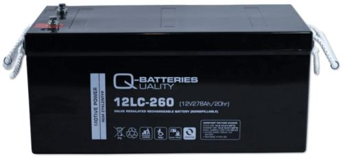BATTERIE AGM CYCLIQUE 12LC-260 QUALITY BATTERIES