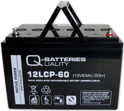 BATTERIE AGM CYCLIQUE 12LC-80 QUALITY BATTERIES