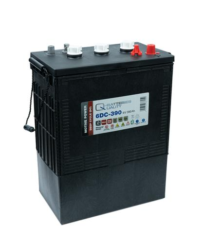 BATTERIE PLOMB ACIDE CYCLIQUE 6DC-390 QUALITY BATTERIES / 6 V 390 AH