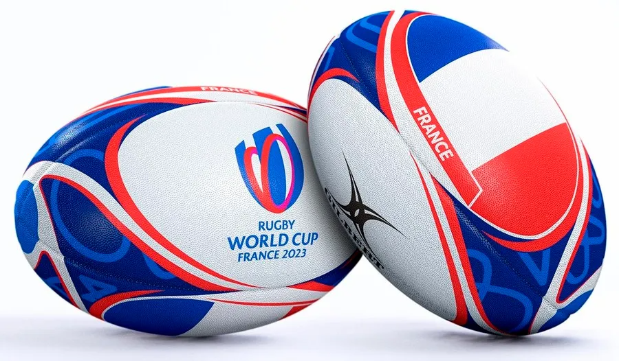 Ballon de Rugby Gilbert Coupe du Monde 2023 France Réplica Officiel