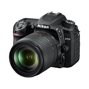 Reflex Nikon D7500 + Objectif AFS 18-105 mm VR + Batterie EN-EL15A