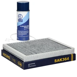 Innenraumfilter BMW + Klimareiniger 400 ml