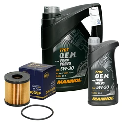 Kit de vidange d’huile Citroën Ford Land Rover Peugeot Mini avec huile moteur O.E.M 6 l