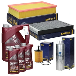 Kit d’inspection VW Multivan Transporter avec huile moteur 5W-30 Combi LL 8 l