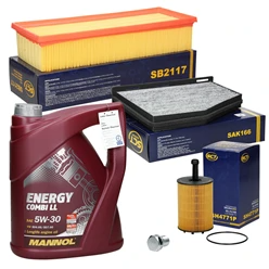 Ensemble de filtres VW avec huile moteur 5W30 Energy Combi LL