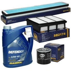 Kit d’inspection avec Mannol Defender 10W-40 5L, Hyundai i30, Kia Pro Cee’d