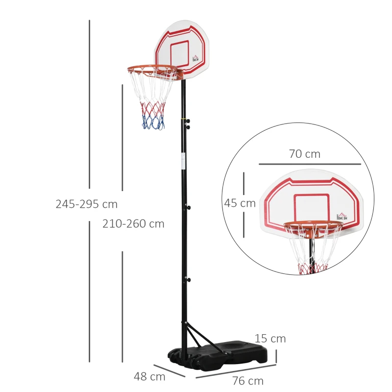 Panier de Basket-Ball sur pied hauteur réglable