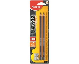 Lot de 2 crayons HB black peps + 1 taille crayon – MAPED