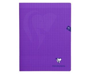 Cahier piqué Mimesys 96 pages – CLAIREFONTAINE – 24×32 – Violet