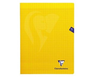Cahier piqué Mimesys 96 pages – CLAIREFONTAINE – 24×32 – Jaune