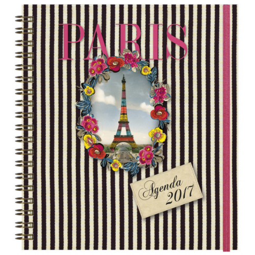 Agenda semainier Cakes – EXACOMPTA – 16×17 cm – Paris/Couronne fleurie