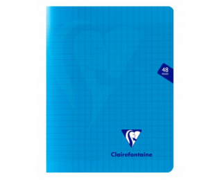 Cahier Mimesys grands carreaux – CLAIREFONTAINE – 17 x 22 cm – 48 pages