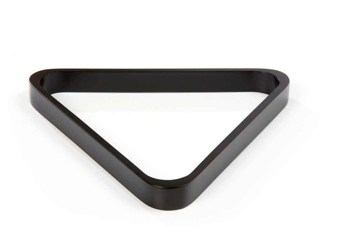 Triangle bois laqué noir