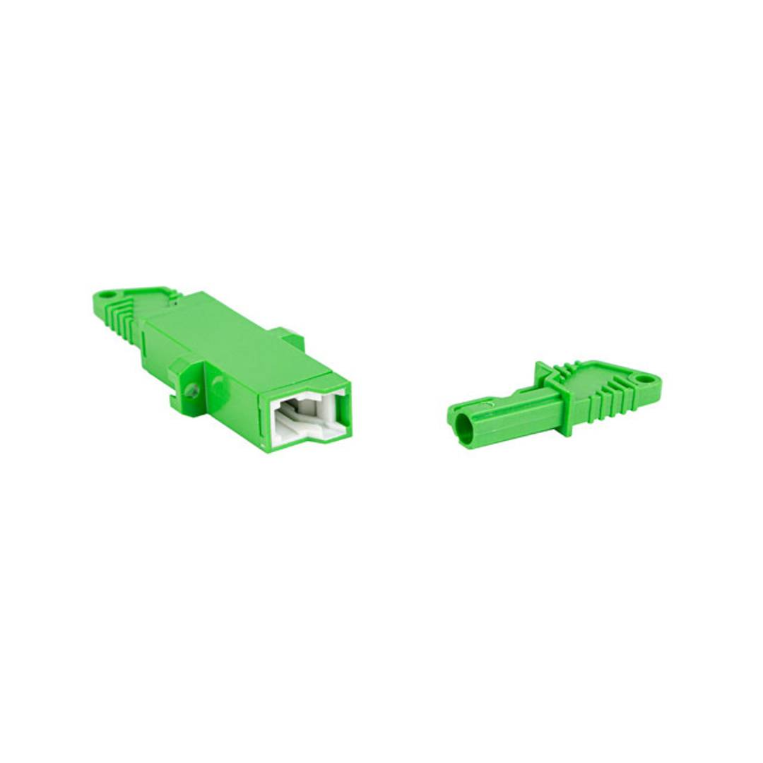 Adaptateur fibre optique Lanberg SM E2000/APC simplex vert FA-E200-SS01-0001-GN