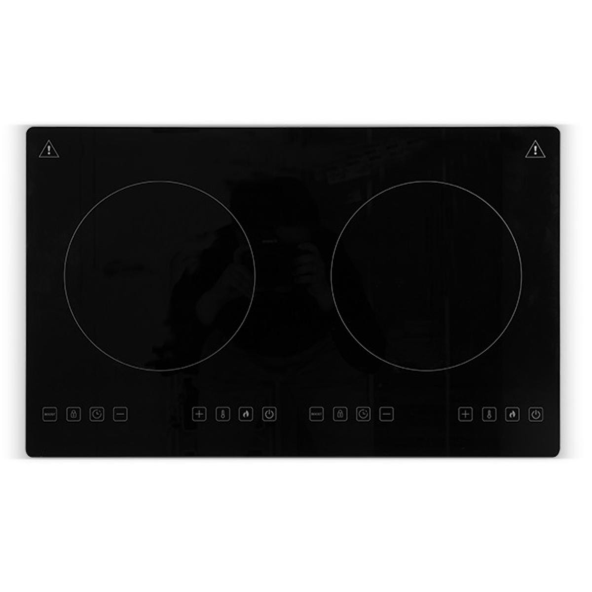 AMSTA – AMHP87264 – Plaque de cuisson – Induction – Posable – 2 foyers – Puissance 3500 watts – Arrêt automatique – Noir